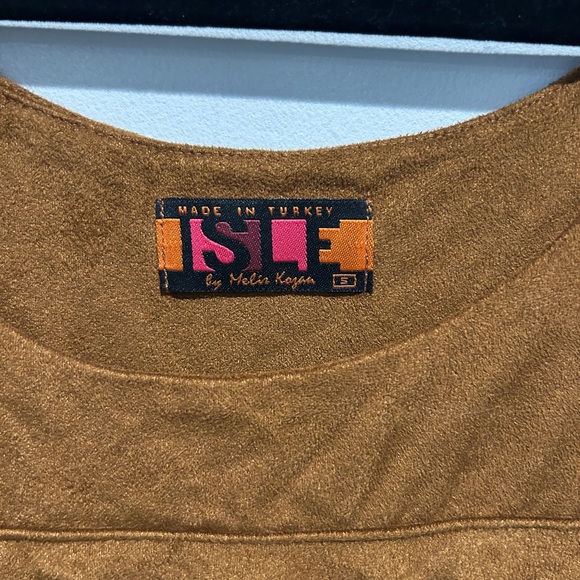 Brown Ruffle Dress - Picture 4 of 4